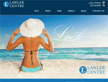 Tablet Screenshot of lawlercentre.com